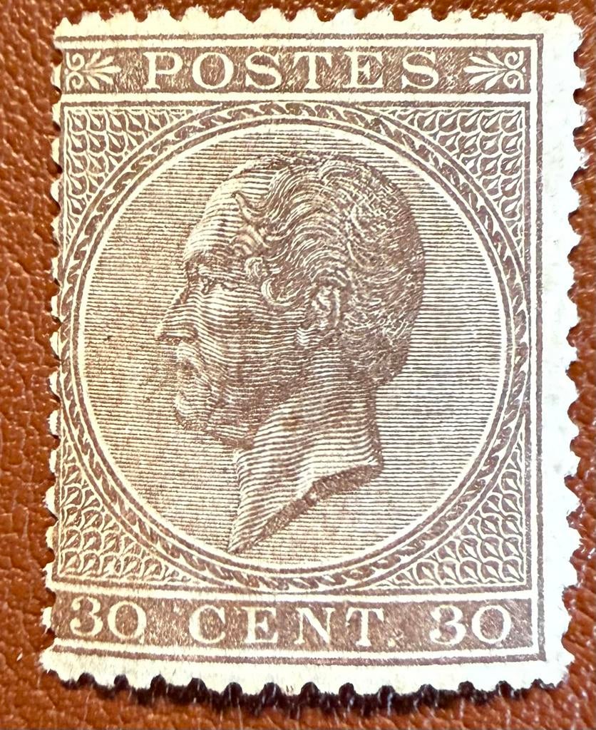 België 1867 Leopold 1, Postzegels en Munten, Ophalen of Verzenden