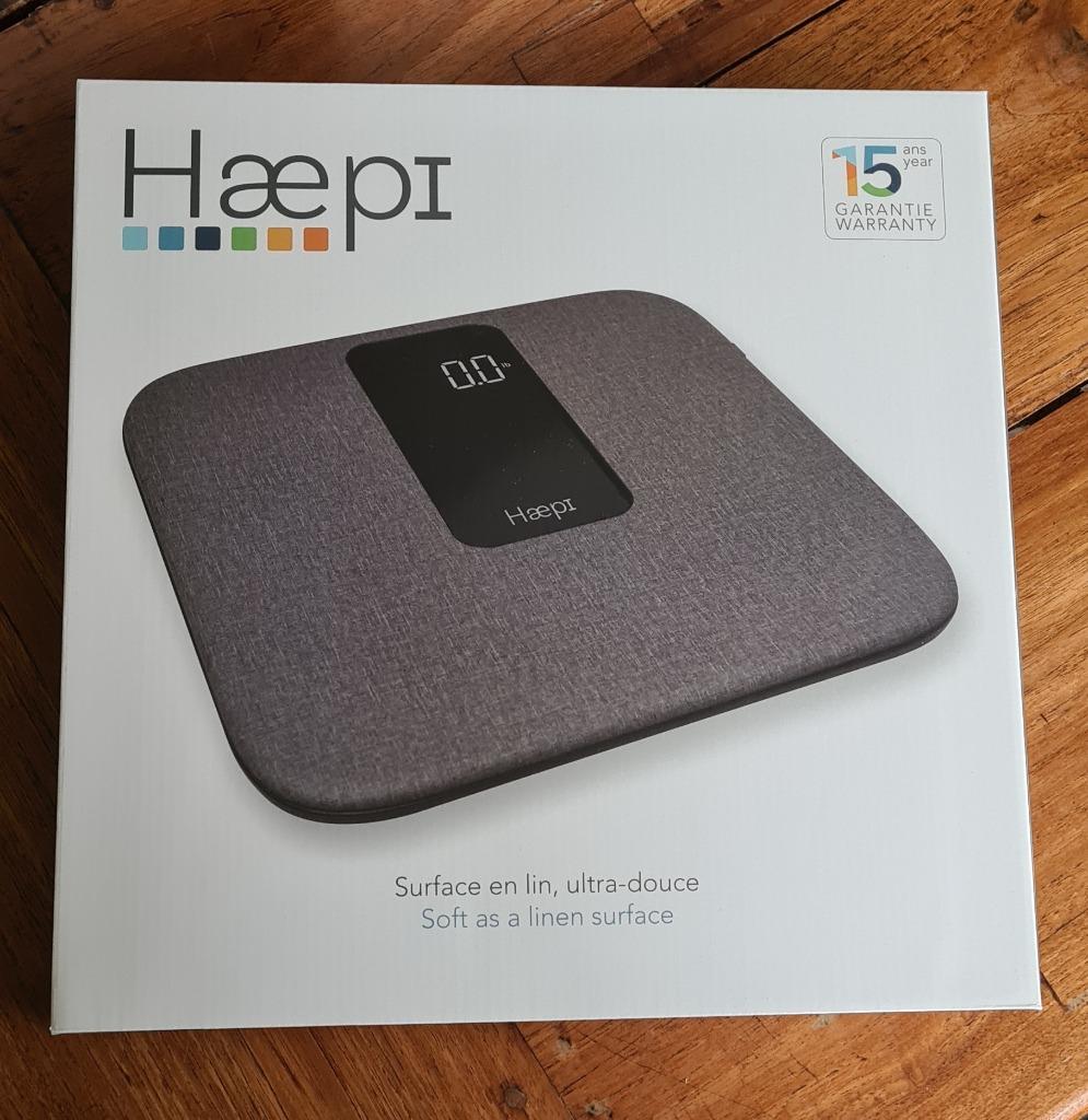 Haepi, digitale personenweegschaal (Nieuw), Elektronische apparatuur, Weegschalen, Nieuw, 100 kg of meer, Ophalen of Verzenden