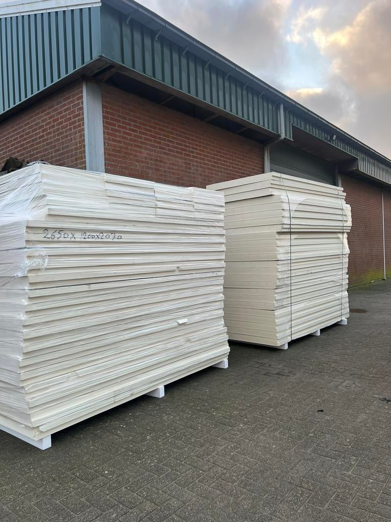 Isolatie platen diverse 40mm 50mm 60mm 80mm 100mm 120mm 140m, Nieuw, Ophalen of Verzenden, Hardschuim (Pir), 15 m² of meer