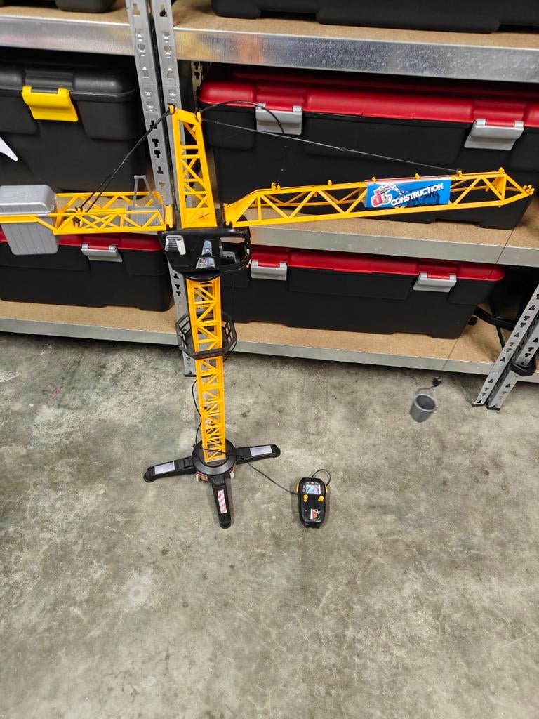 Dickie Toys Construction grote kraan, Ophalen of Verzenden, Zo goed als nieuw, Afstandsbediening