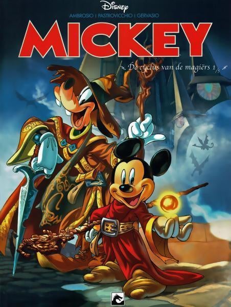 Strips van " Mickey , de cyclus van de magiërs " deel 1 & 2, Boeken, Complete serie of reeks, Ophalen of Verzenden, Zo goed als nieuw