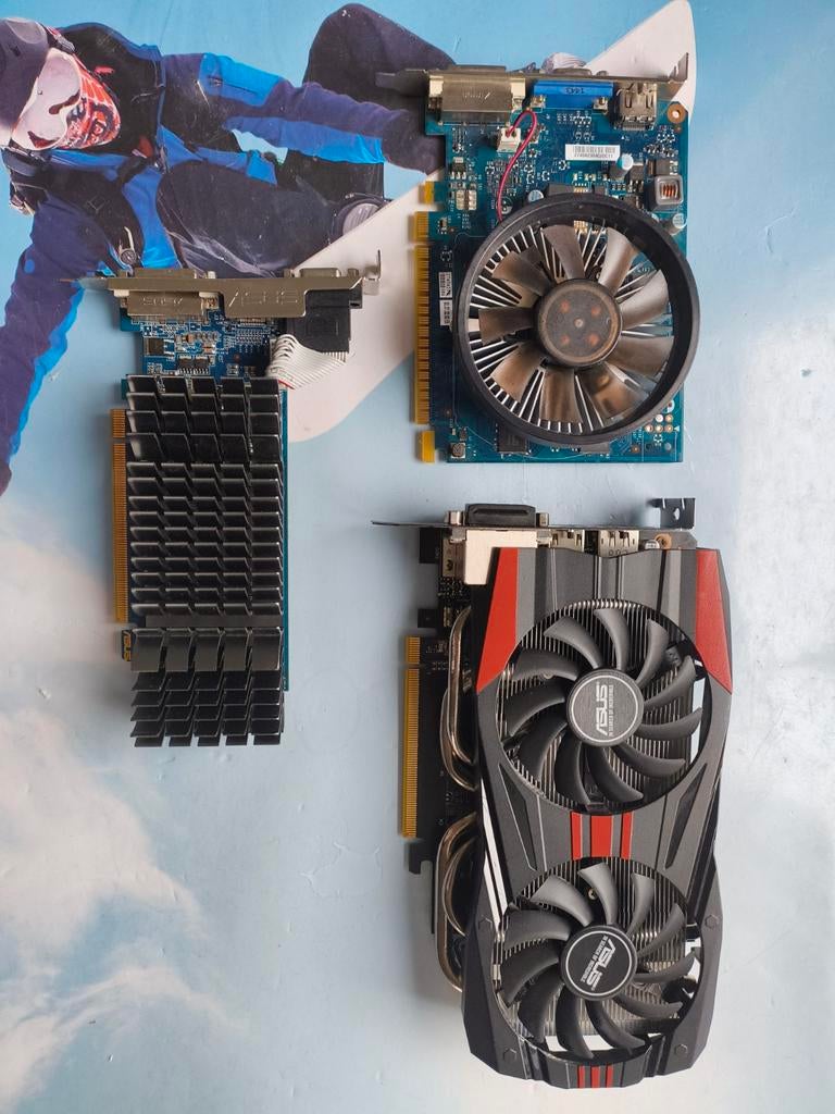 Lot de cartes graphiques, Informatique & Logiciels, Enlèvement ou Envoi, Comme neuf, Nvidia, HDMI