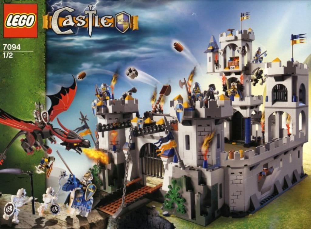LEGO Kasteel Fantasy Era 7094 King's Castle Siege TOP!!!, Ophalen of Verzenden, Zo goed als nieuw, Complete set, Lego