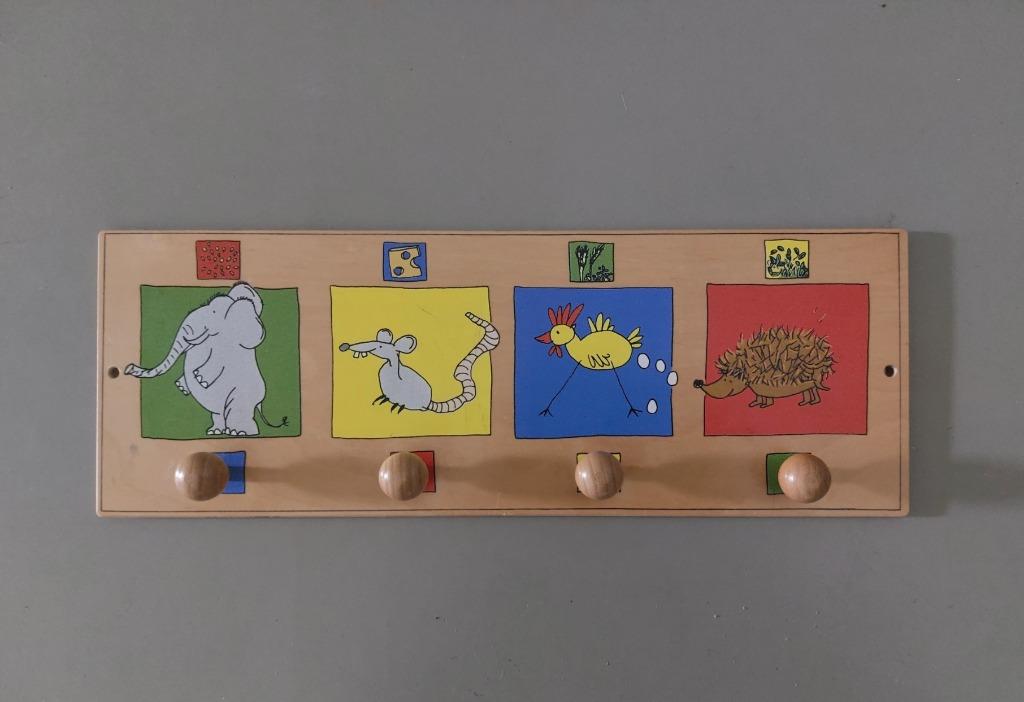 mooie kapstok kind Janbibejan, Ophalen of Verzenden, Zo goed als nieuw, Hout, Kinderkapstok