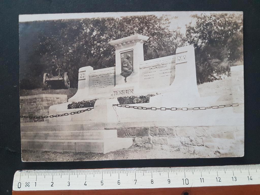 Carte Photo Monument aux victimes de la guerre d' Havelange, Enlèvement ou Envoi, 1940 à 1960, Non affranchie, Namur