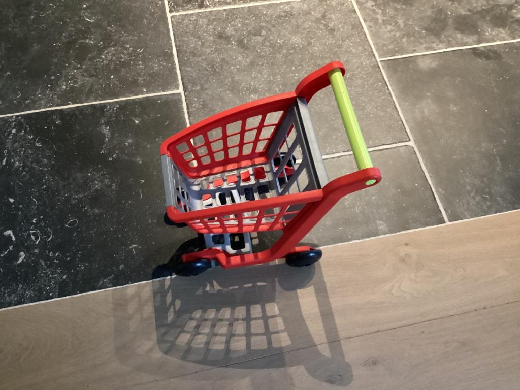 Speelgoed Winkelkarretje, Ophalen, Zo goed als nieuw, Kunststof, Speelkeuken-accessoire