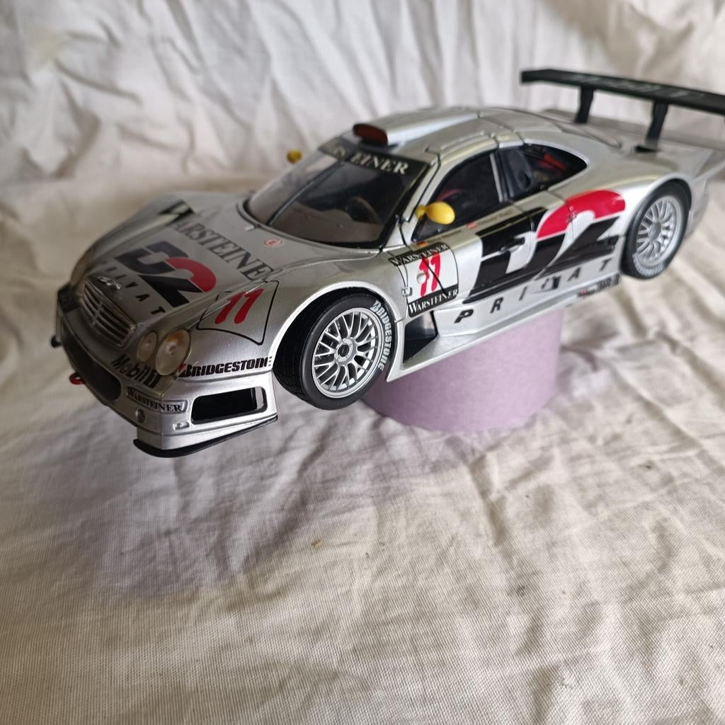Mercedes CLK 1/18 GTR en parfait état, Enlèvement ou Envoi