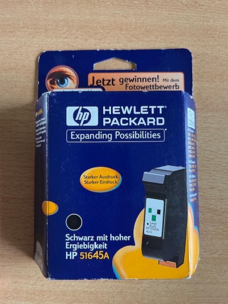 HP Inktjet Patroon Zwart 45 - 51645A, Computers en Software, Printerbenodigdheden, Ophalen of Verzenden, Nieuw, Cartridge, HP