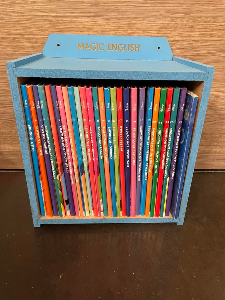 Magisch Engels ontdekt Engels met Disney boeken + dvd, Zo goed als nieuw