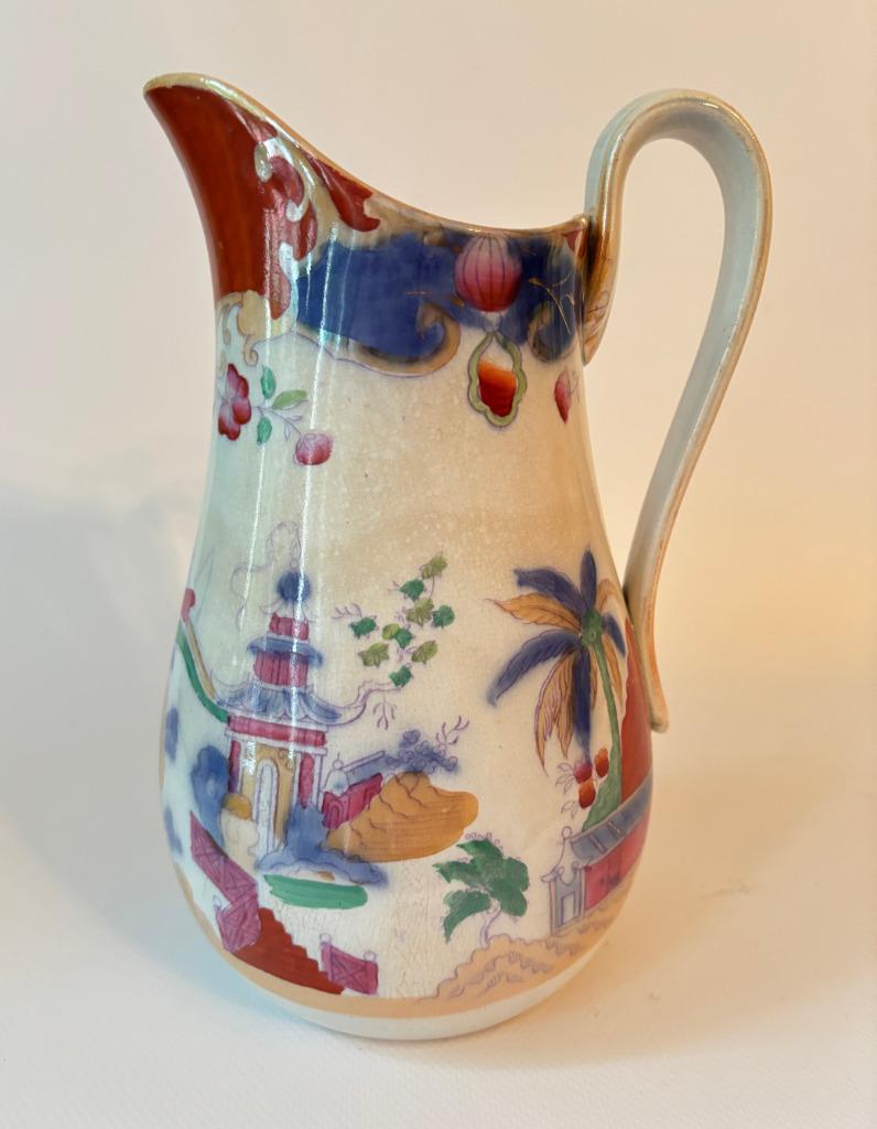 BOCH KERAMIS YEDO Chinees-Japanse kruik 1875 19e, Ophalen of Verzenden