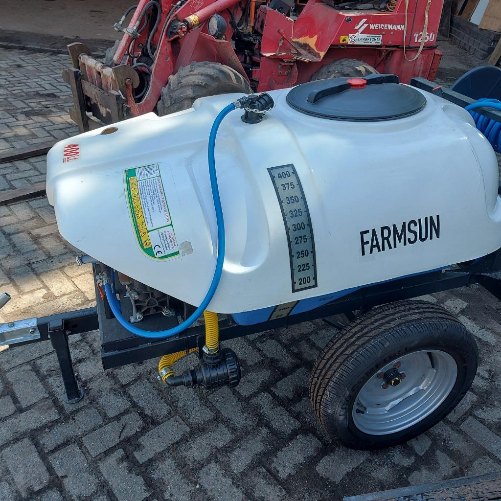 sproeivat 400l met benzinemotor en nieuwe messtofstrooier, Zakelijke goederen, Ophalen