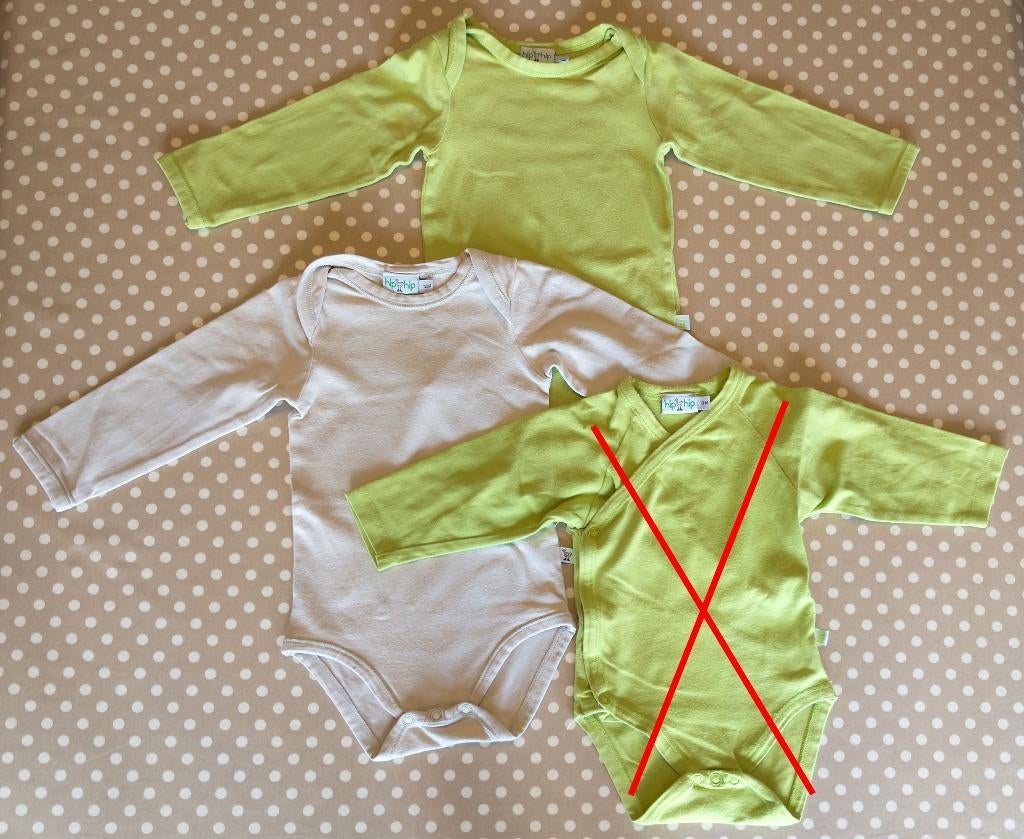 2 body's HipHip, maat 80/12 maand, Kinderen en Baby's, Babykleding | Maat 80, Nacht- of Onderkleding, Gebruikt, Jongetje of Meisje