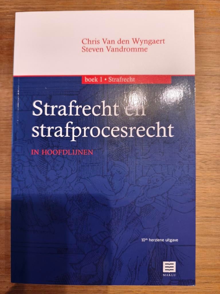 Strafrecht en strafprocesrecht, Boeken, Ophalen of Verzenden, Zo goed als nieuw, Hogeschool
