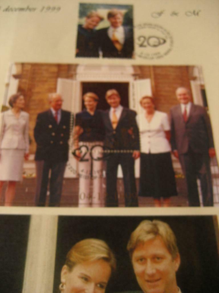 eerstedagstempel 04.12.99 Huwelijk Filip en  Mathilde, Postzegels en Munten, Postzegels | Europa | België, Ophalen of Verzenden