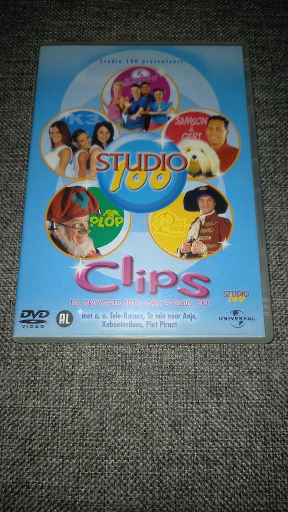DVD Studio 100 Clips, Cd's en Dvd's, Dvd's | Kinderen en Jeugd, Gebruikt, Ophalen of Verzenden