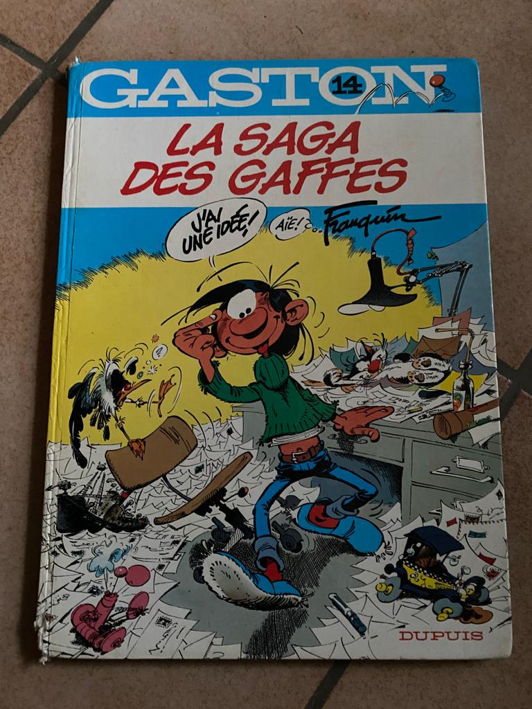 Gaston Lagaffe La saga des gaffes Frankin T 14 Dupuis 1982, Livres, Une BD, Utilisé, Franquin, Envoi