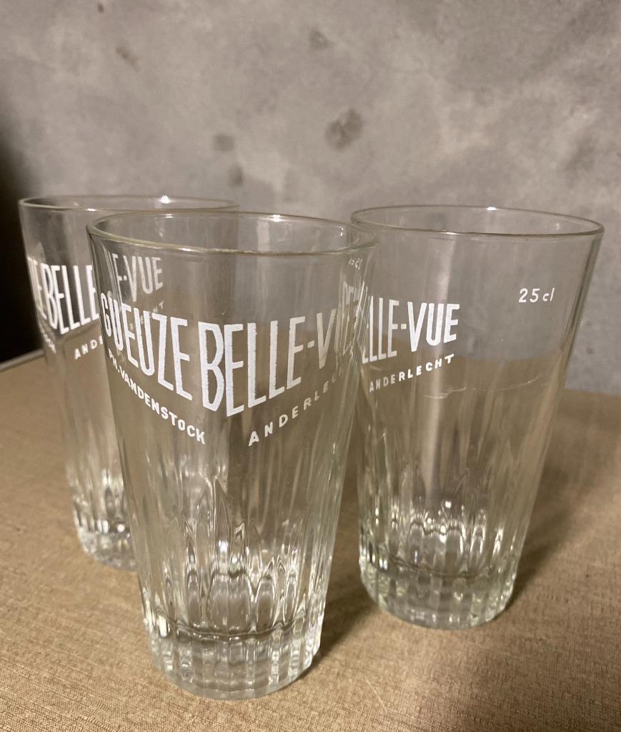 Vintage "Geuze Belle-Vue", Ophalen, Zo goed als nieuw, Bierglas