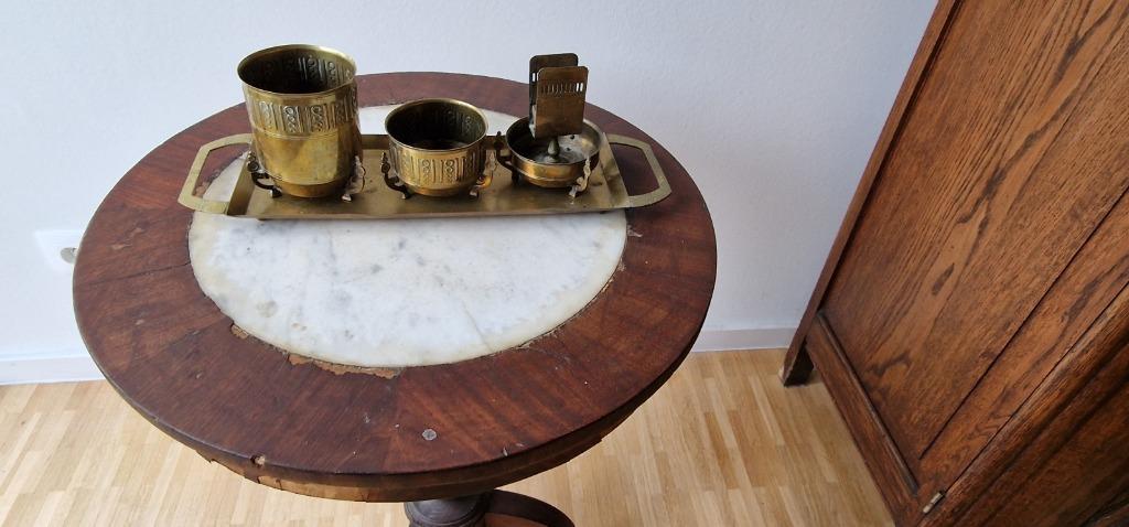 Antieken koperen rookwarenset, Antiek en Kunst, Ophalen, Koper