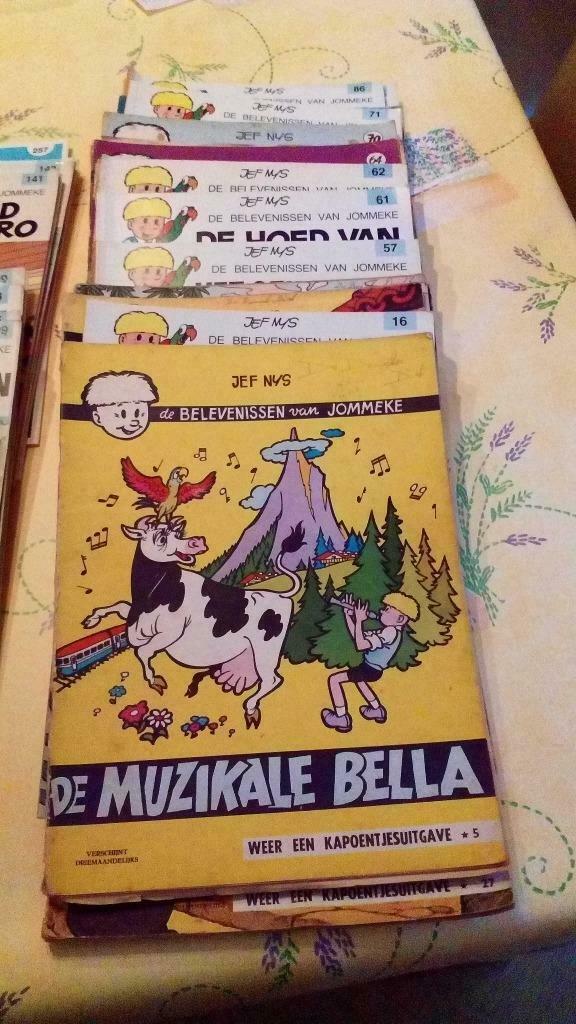 Jommeke prentjesboeken, Meerdere stripboeken, Ophalen, Gelezen, Jef Nys