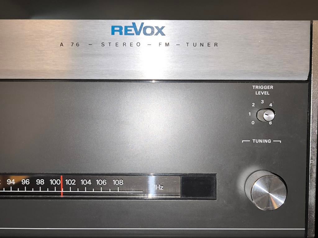 REVOX STEREO TUNER FM A76, Enlèvement ou Envoi