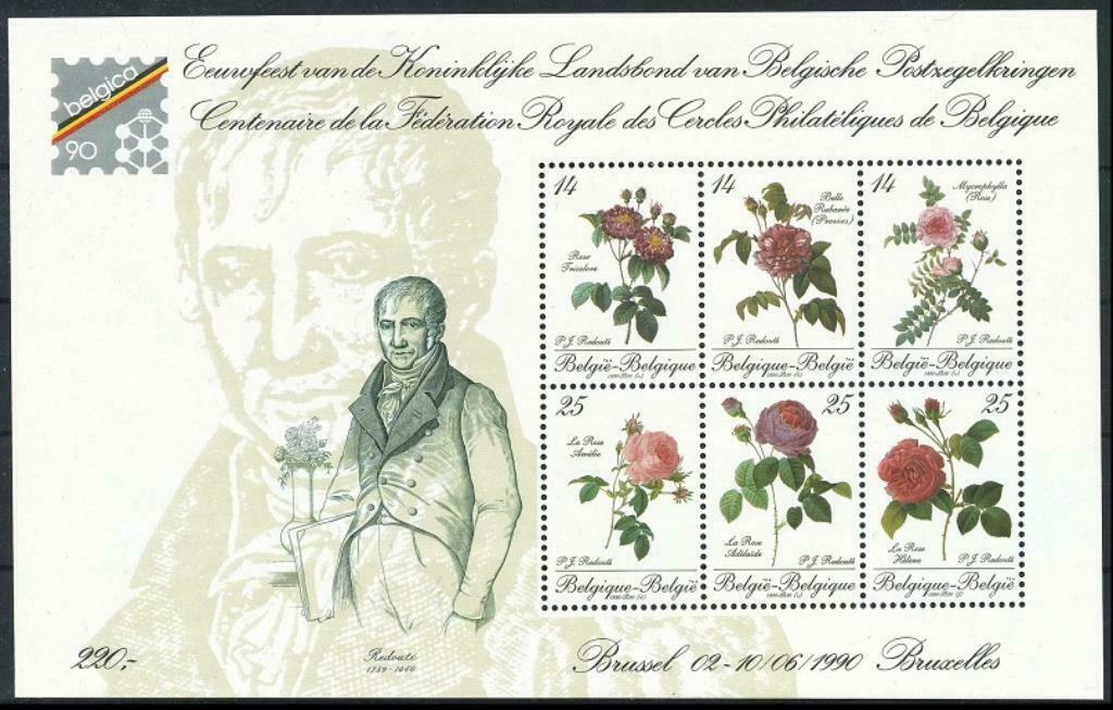 BL67 Belgica 90 Centenaire Fed. Royal Cercles philatéliques, Enlèvement ou Envoi, Timbre-poste, Neuf