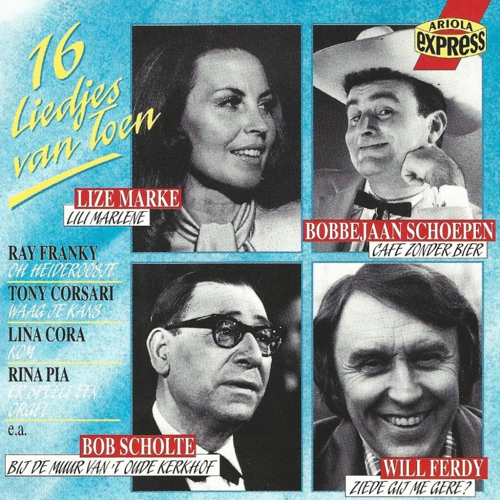 CD * 16 LIEDJES VAN TOEN, Ophalen of Verzenden, Zo goed als nieuw
