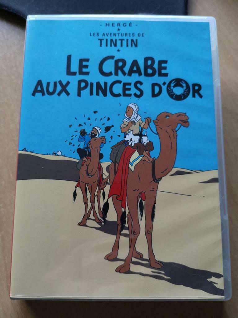 DVD Les aventures de Tintin ~ Le crabe aux pinces d'or, Alle leeftijden, Ophalen of Verzenden, Gebruikt