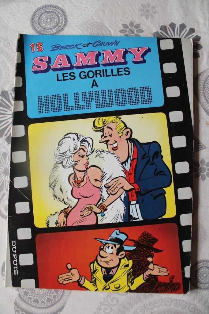 SAMMY - Les gorilles à HOLLYWOOD T15  EO 1982 - Berck/Cauvin, Gelezen, Eén stripboek, Berck & Cauvin, Ophalen of Verzenden