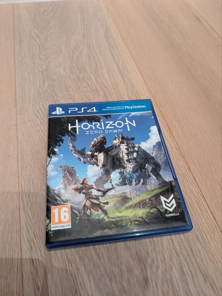 Horizon Zero Dawn PS4, Games en Spelcomputers, Games | Sony PlayStation 4, 1 speler, Ophalen of Verzenden, Zo goed als nieuw, Avontuur en Actie