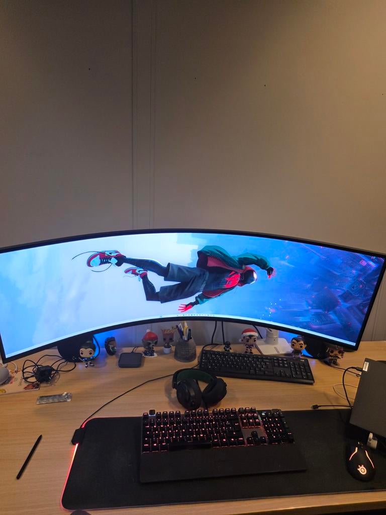 Samsung Neo Odyssey 49 inch monitor, Ophalen, Zo goed als nieuw, Samsung