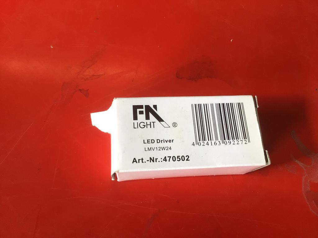 Led transfo lmv 12w 24v fan light, Enlèvement, Neuf