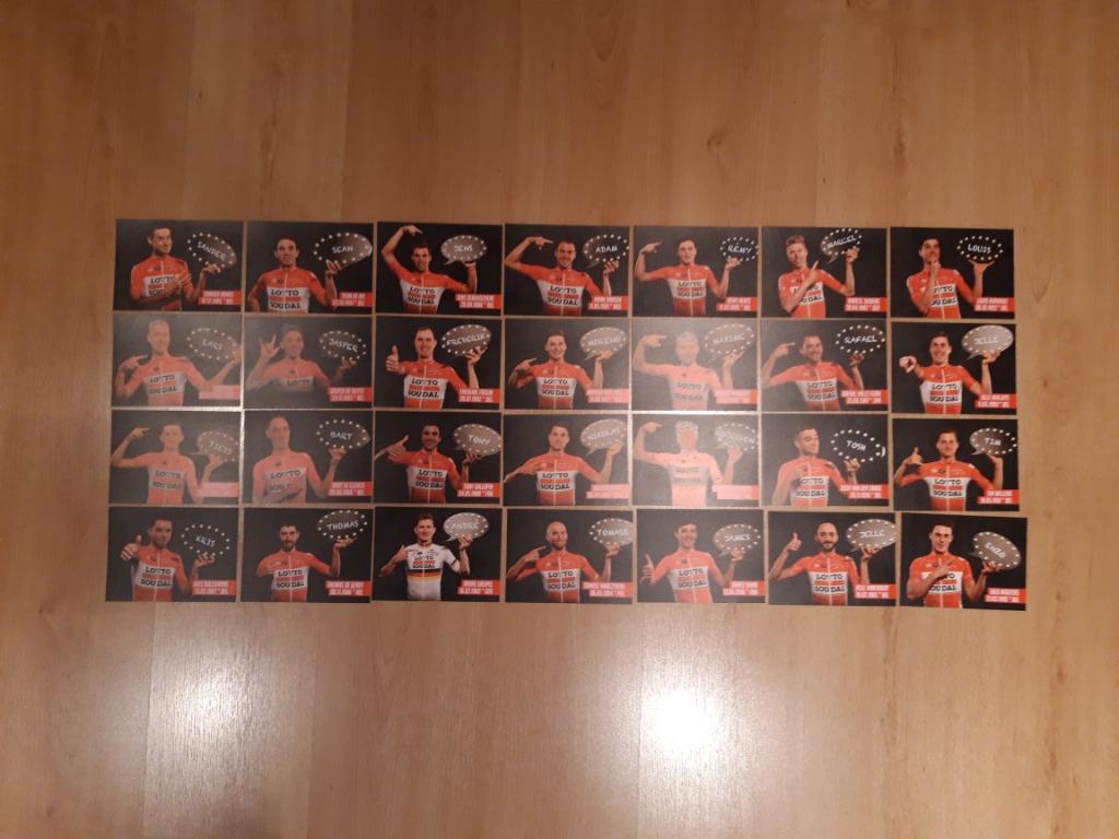 Cartes Fans Lotto-Soudal 2017, Enlèvement ou Envoi, Neuf, Affiche, Image ou Autocollant