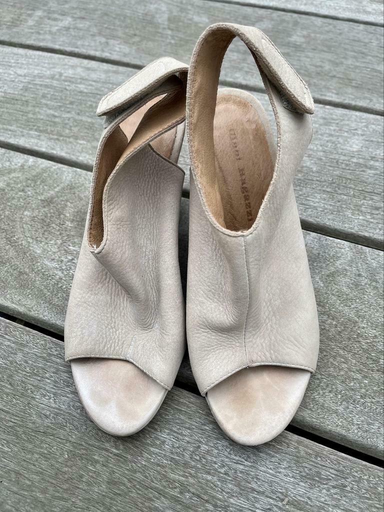 Sleehak - sandaal -maat 37 - daim, Kleding | Dames, Ophalen of Verzenden