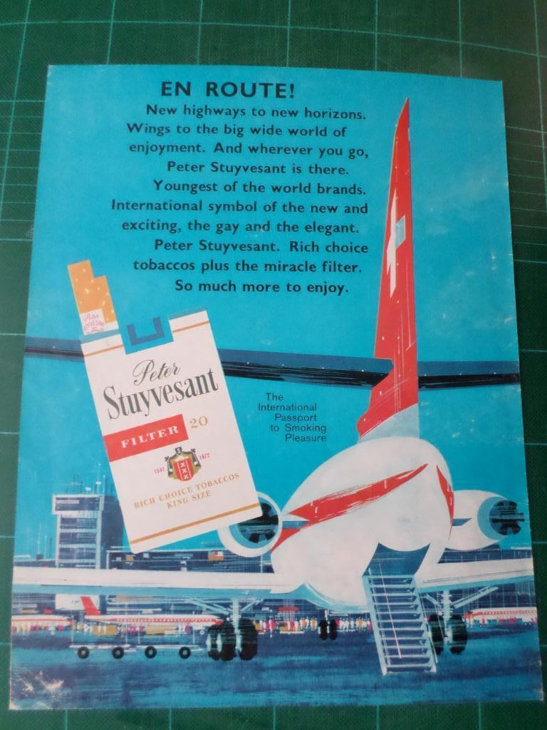 Peter Stuyvesant cigarettes - publicité papier - 1964, Enlèvement ou Envoi, Utilisé, Autres types