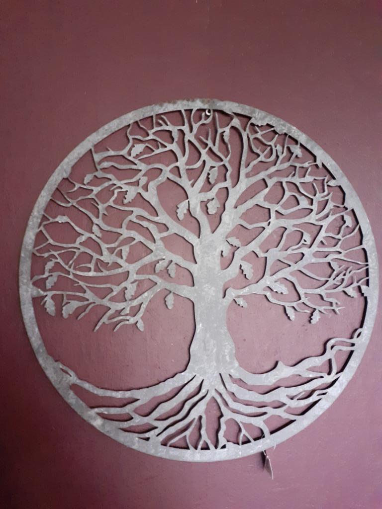 ARBRE DE VIE EN FER FORGE (diamètre 80 cm ), Jardin & Terrasse, Décoration murale de jardin, Neuf, Enlèvement ou Envoi