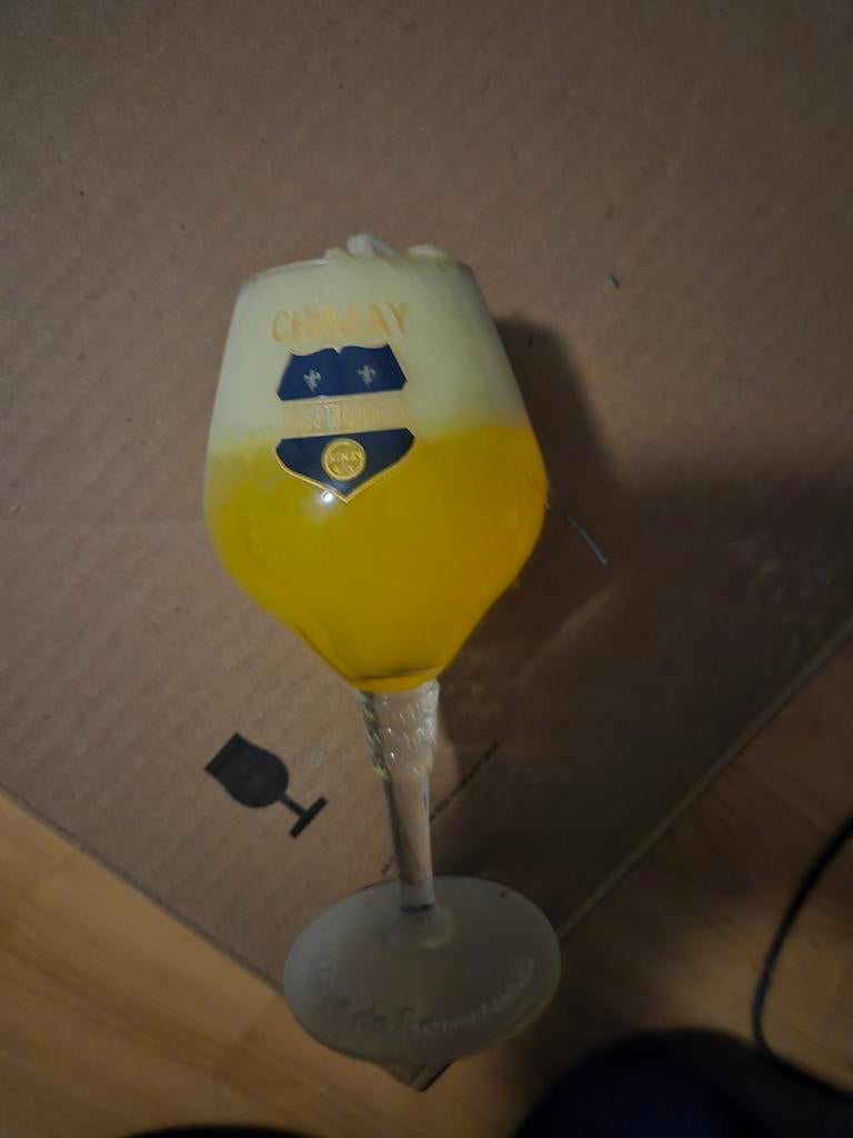 Bierglas kaars chimay, Verzamelen, Biermerken, Verzenden