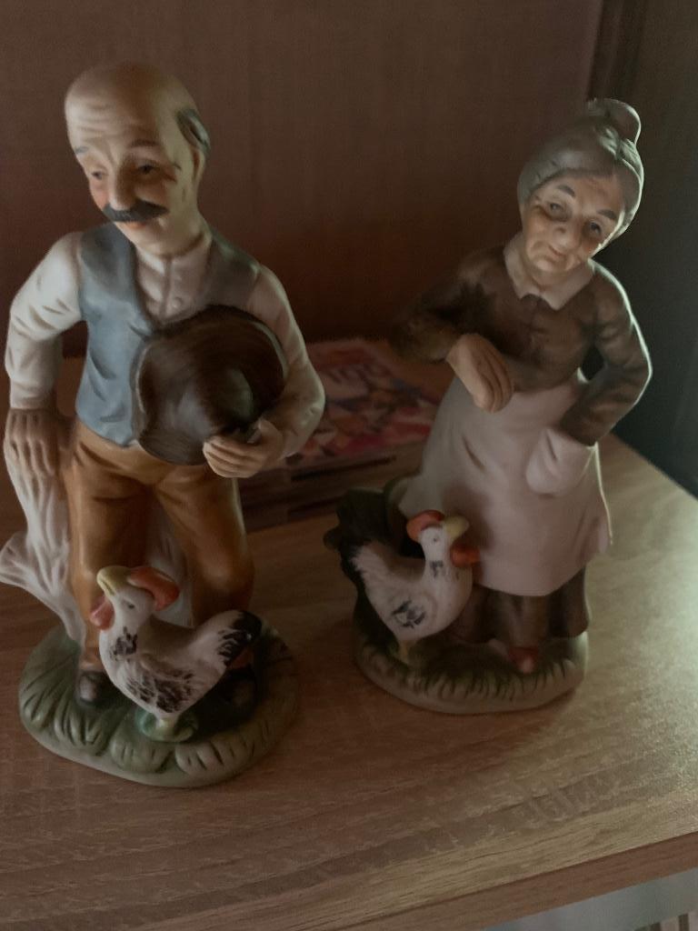 2 beeldjes, Ophalen, Gebruikt, Mens