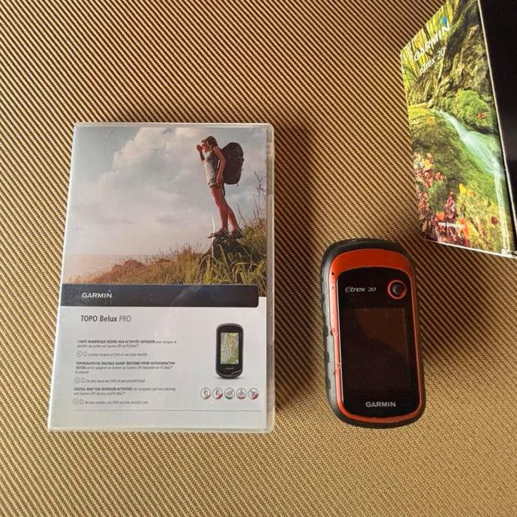 Garmin Etrex20+TopoBeluxPro, Ophalen, Zo goed als nieuw