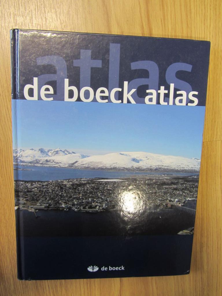 De Boeck atlas, Overige atlassen, 2000 tot heden, Ophalen of Verzenden, Zo goed als nieuw