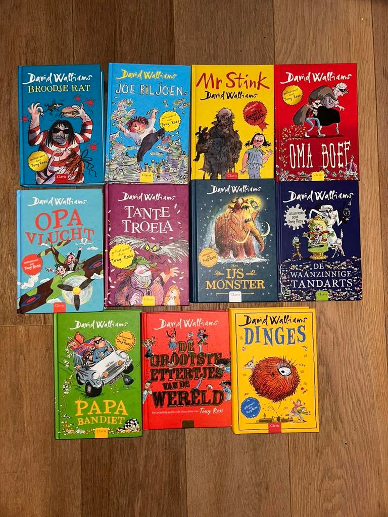 David walliams boeken, Boeken, Kinderboeken | Jeugd | 10 tot 12 jaar, Gelezen, Ophalen of Verzenden