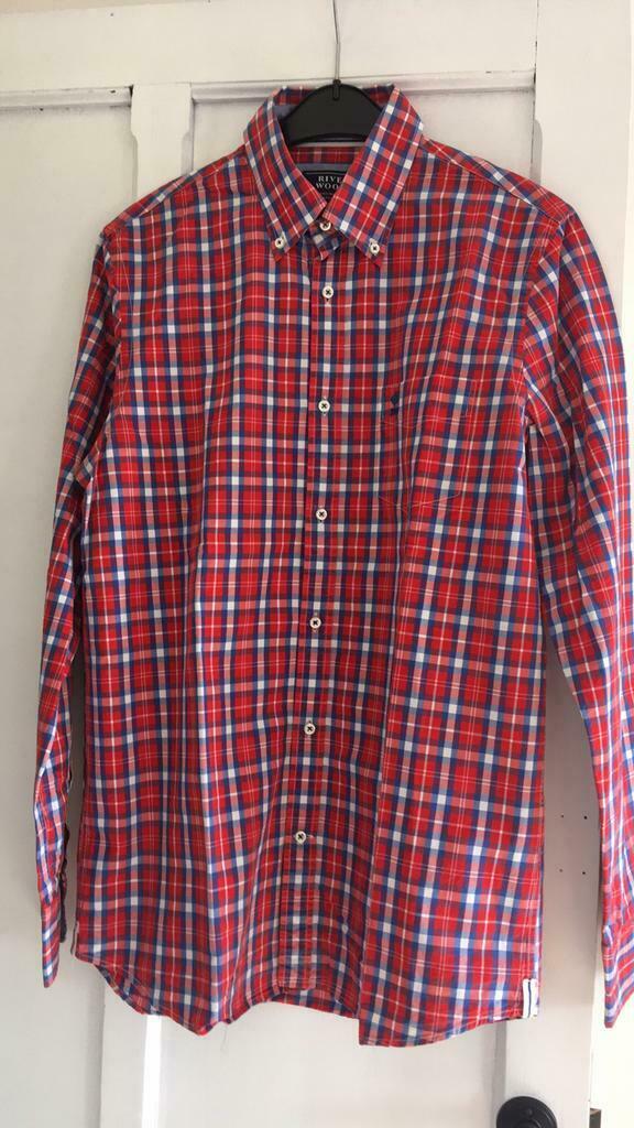 Heel mooi geruit overhemd River Woods, Kleding | Heren, Ophalen of Verzenden, Zo goed als nieuw, River Woods