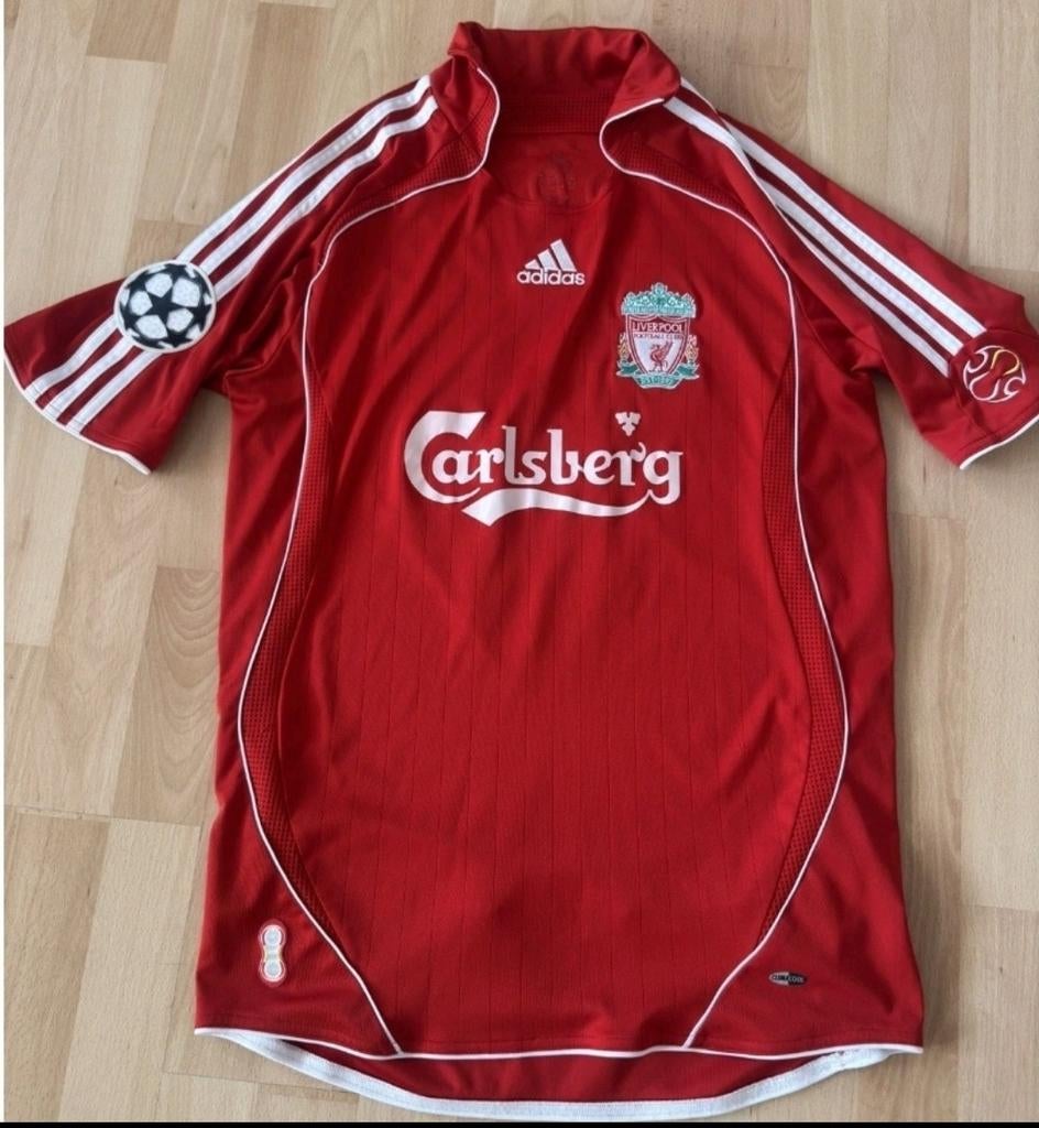 Liverpool Gerrard Origineel Champions League Finale 2007, Sport en Fitness, Verzenden, Zo goed als nieuw, Shirt