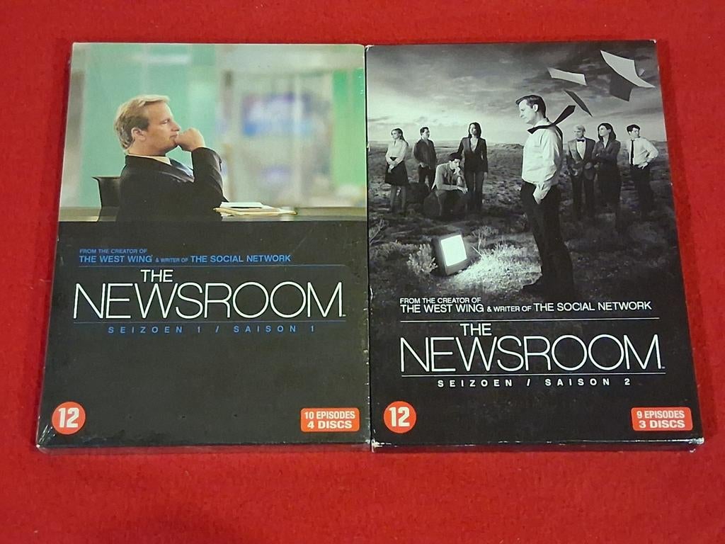 The Newsroom seizoen 1 en 2 op dvd, Cd's en Dvd's, Boxset, Drama, Ophalen of Verzenden, Nieuw in verpakking
