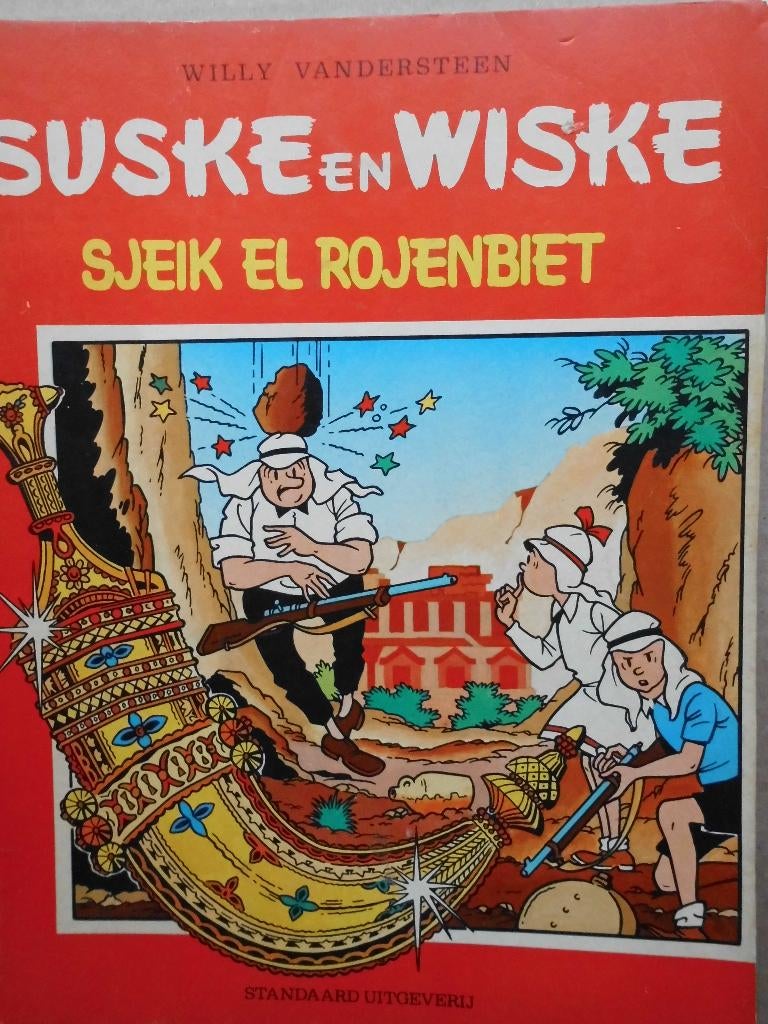 Suske en Wiske - Sjeik El Rojenbiet, Boeken, Gelezen, Willy Vandersteen, Eén stripboek, Ophalen of Verzenden