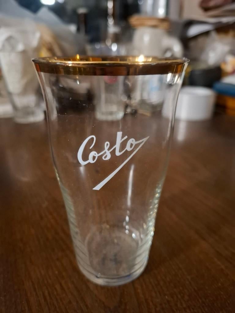 Costo Bar Mena Rotselaar Glas, Verzamelen, Verzenden, Gebruikt, Glas of Glazen, Overige merken