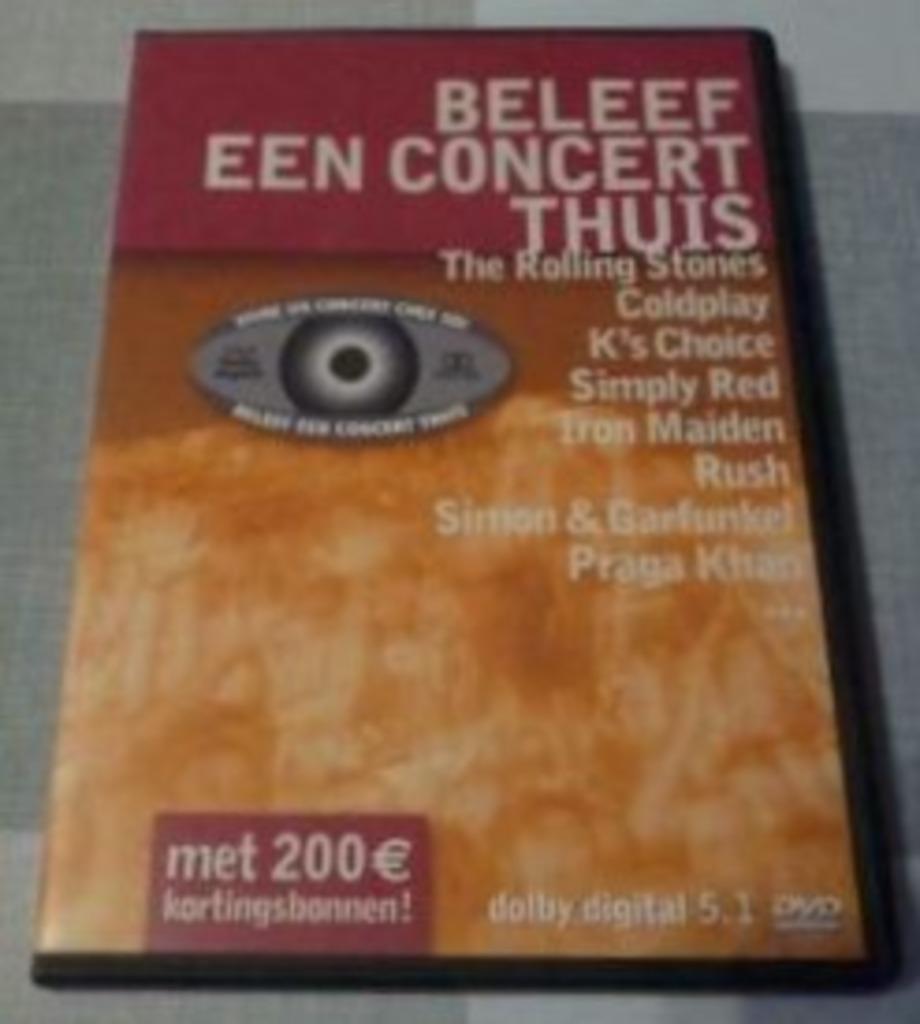 !!! Beleef een concert thuis !!!, Tous les âges, Enlèvement ou Envoi, Comme neuf, Musique et Concerts