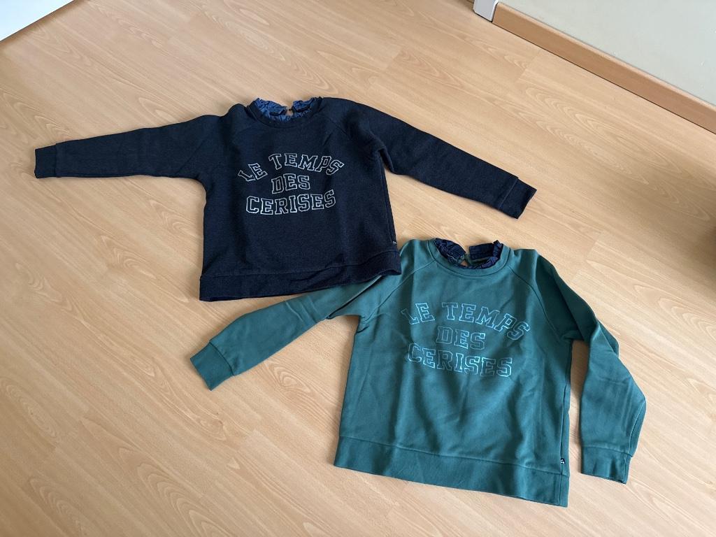 Lot de 9 pulls fille, Gebruikt, Le temps des cerises, Meisje, Trui of Vest