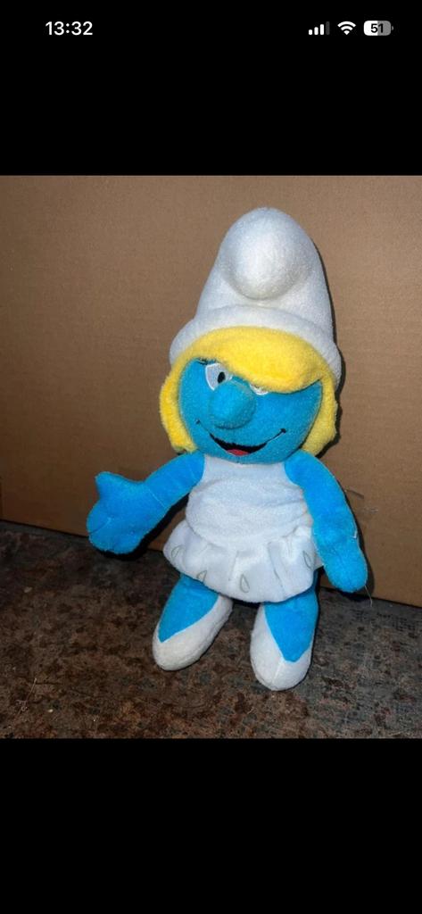 Peluche stroumph, Enlèvement, Comme neuf
