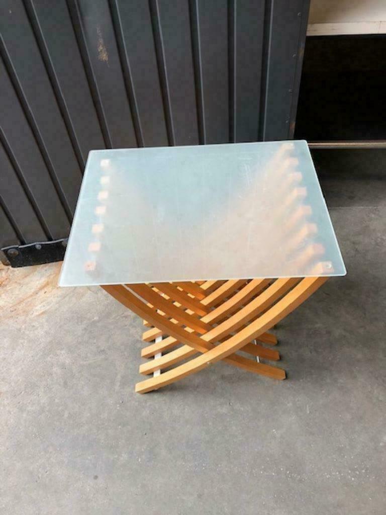 Table en bois pliante, Maison & Meubles, Enlèvement ou Envoi, Bois, Moins de 55 cm, 45 à 60 cm