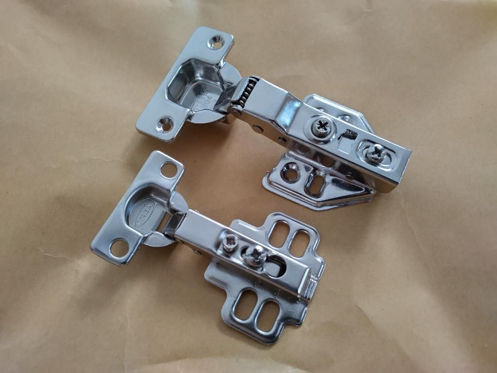 12 charnières type Ikea fermeture silencieuse, Enlèvement ou Envoi, Neuf, Inox, Autres types